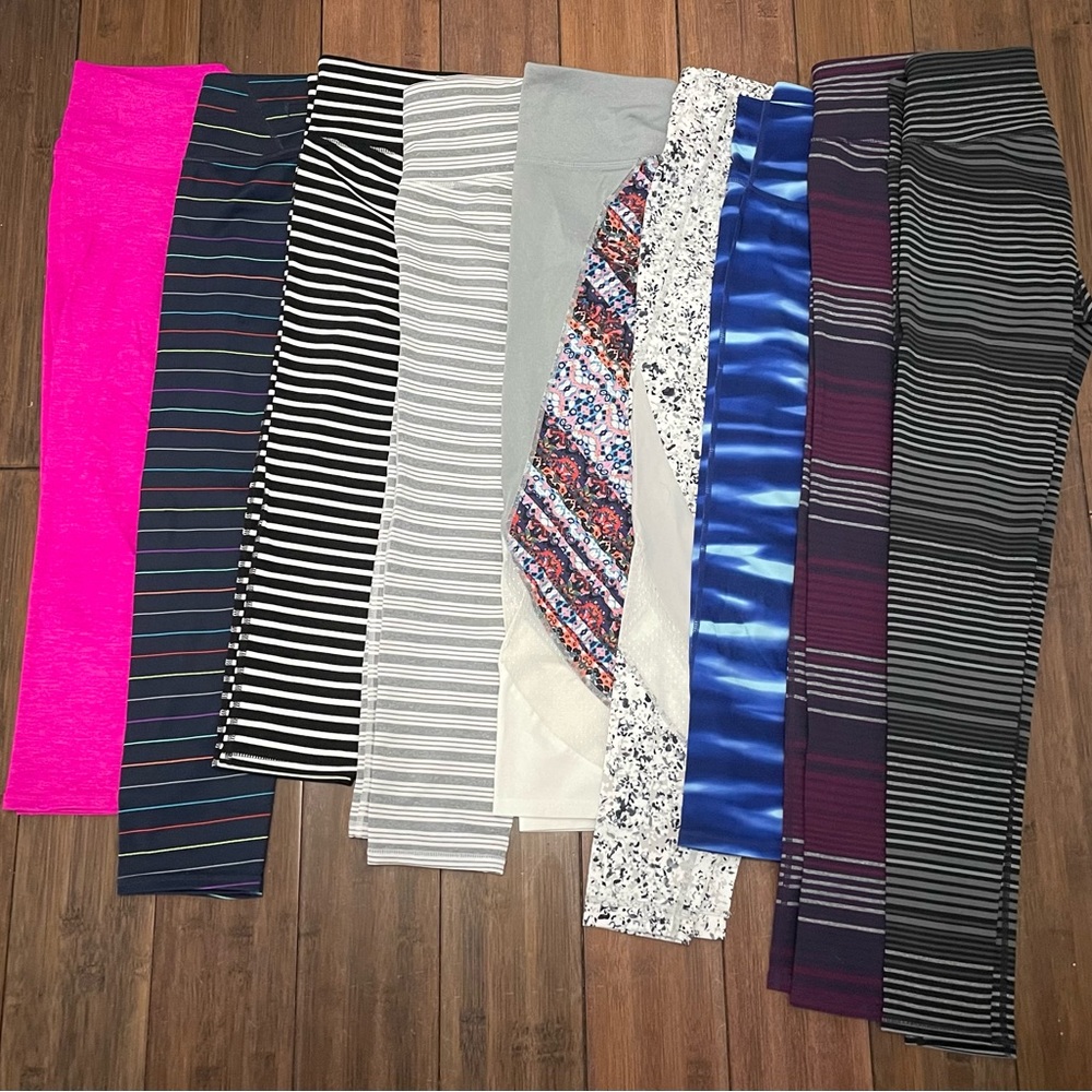 Athleta leggings bundle xs (9 pairs)